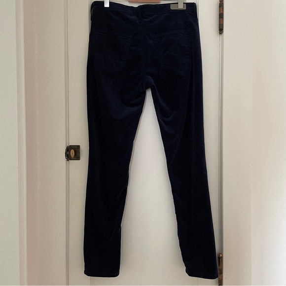 Anthropologie AG slim straight ankle Stevie velvet pants - Picture 4 of 5